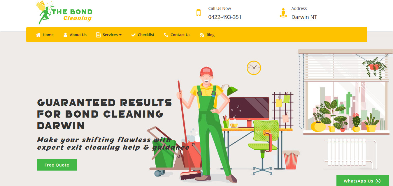 the bond cleaning in australia